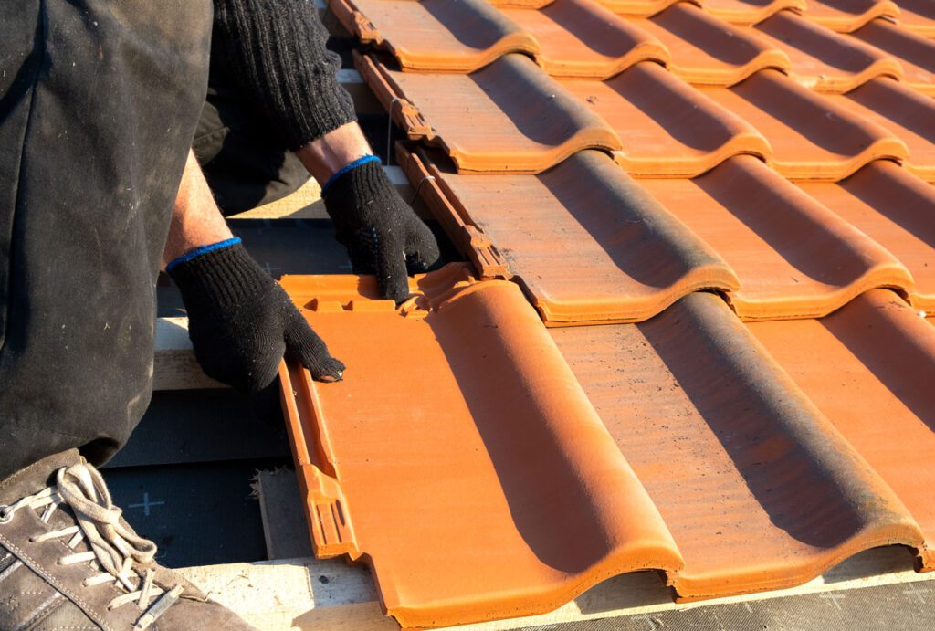 Tile re- roofing 