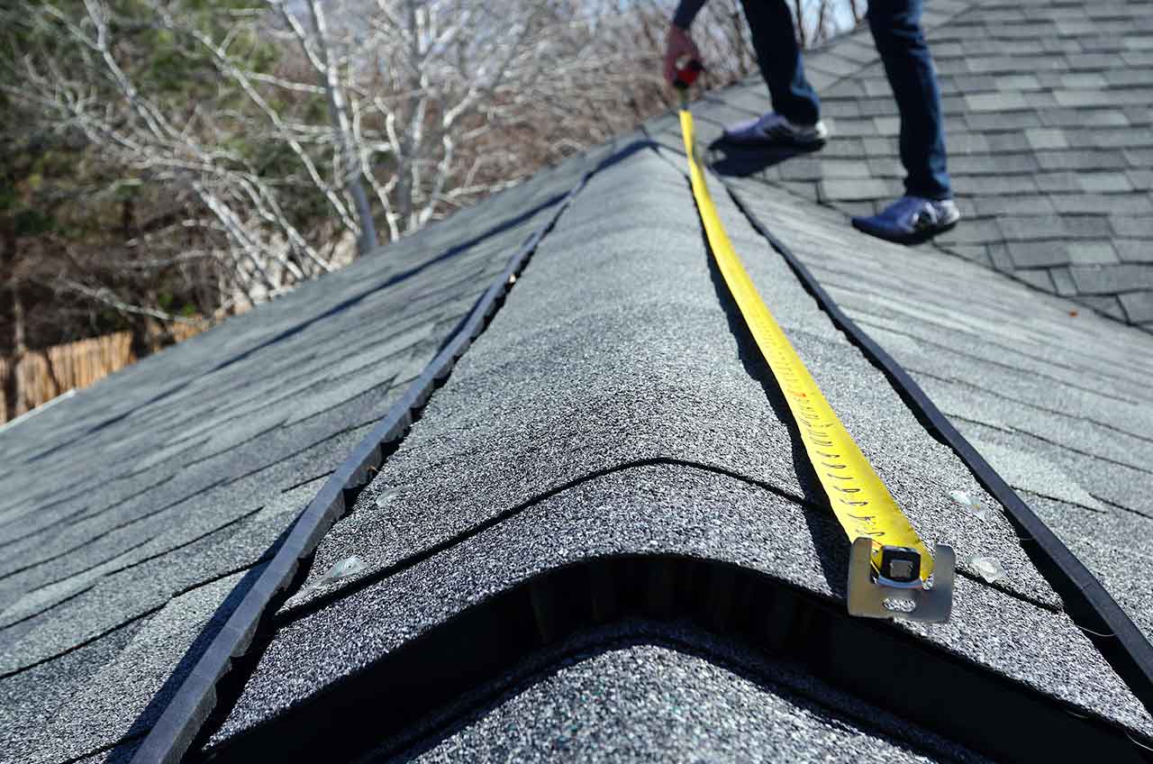 measuring roof for installation quote