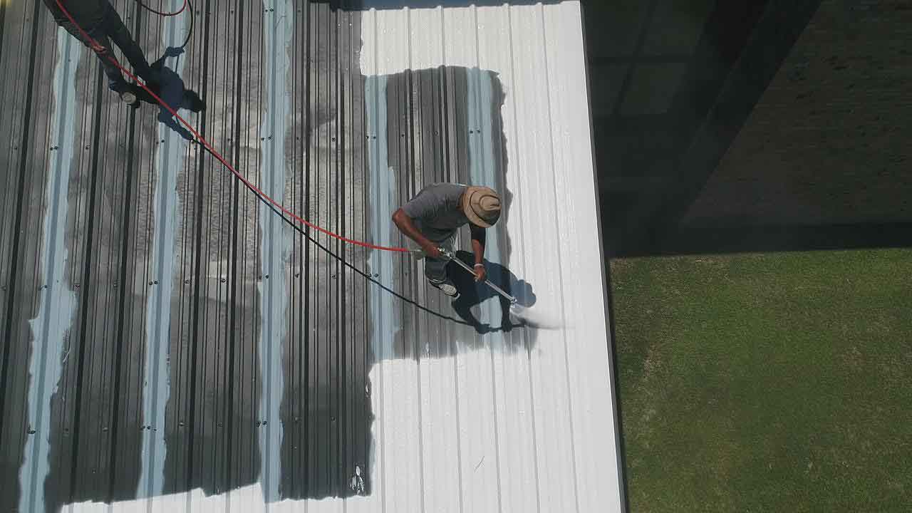 metal roof painting Brisbane