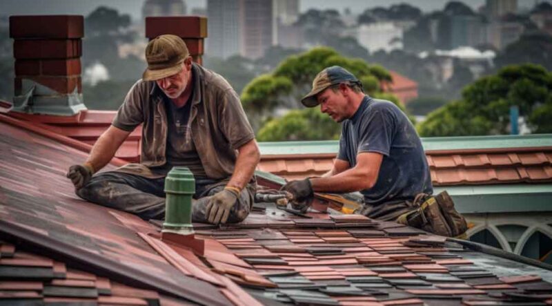 DIY Vs Professional Roof Painting Services In Brisbane   Roof Repairs Experts 800x443 