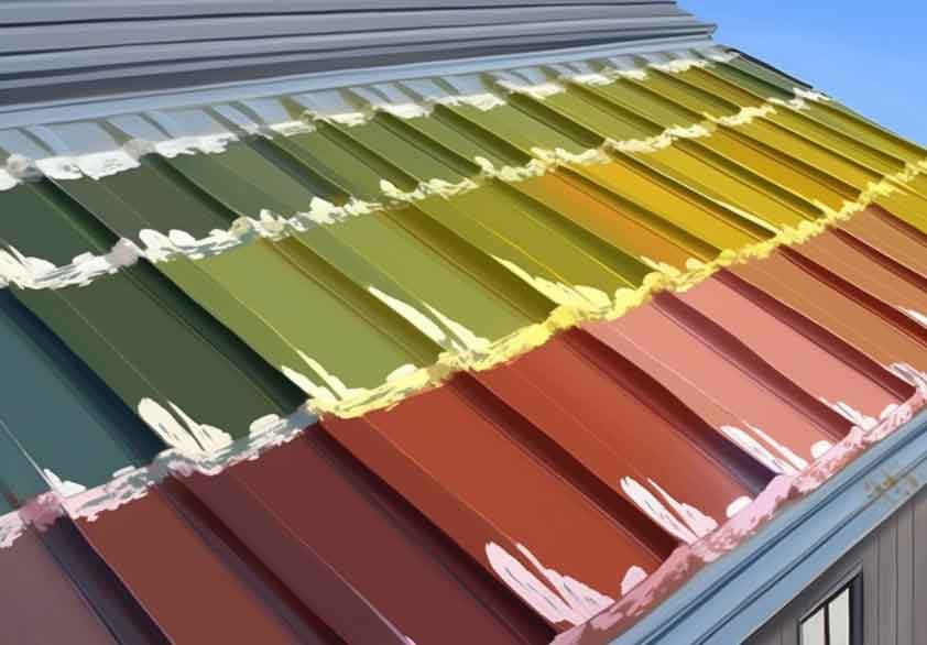 roofing paint colours