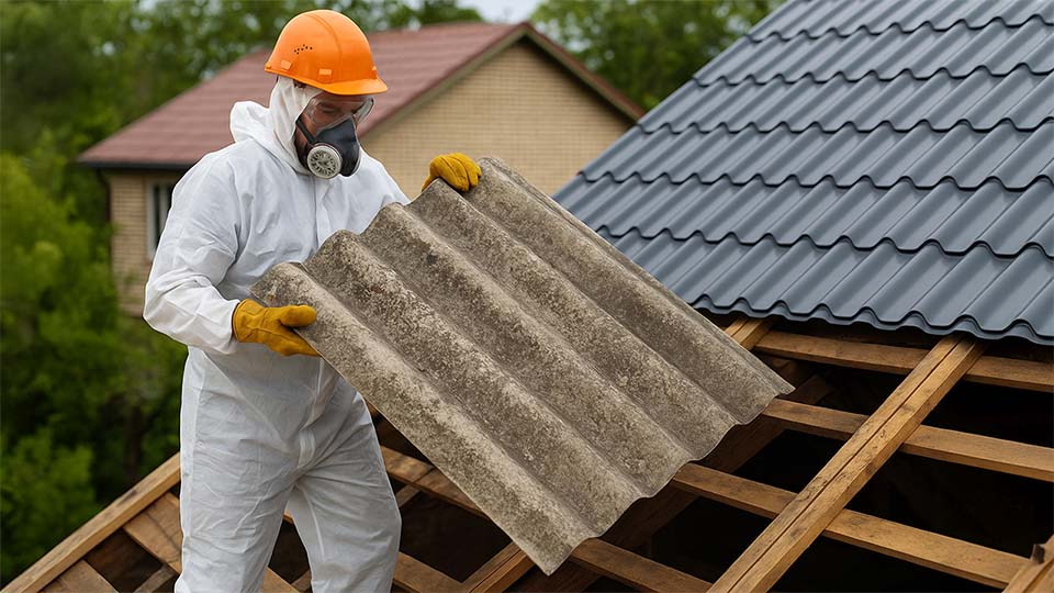 asbestos sheet removal