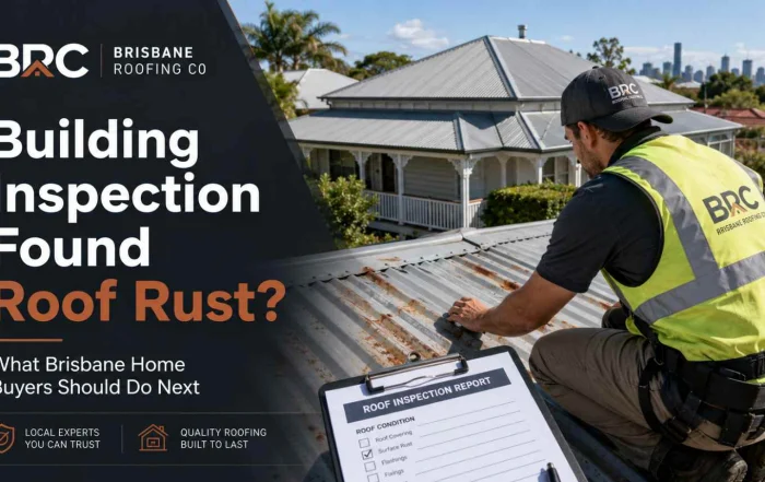 building inspection found roof rust brisbane
